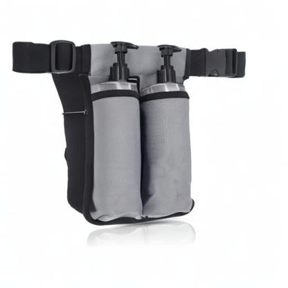 wearwan Massage Oil Holster - Adjustable, Durable Massage Belt (Bag Only, 2B-Gray)
