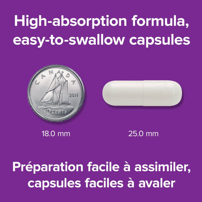 Webber Naturals Magnesium Citrates High Absorption 150 mg - 120 Capsules