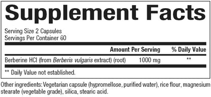 Natural Factors WellBetX Berberine – 500 mg Daily Capsule for Metabolic & Heart Health | Gluten-Free & Vegan | 120 Vegetarian Capsules