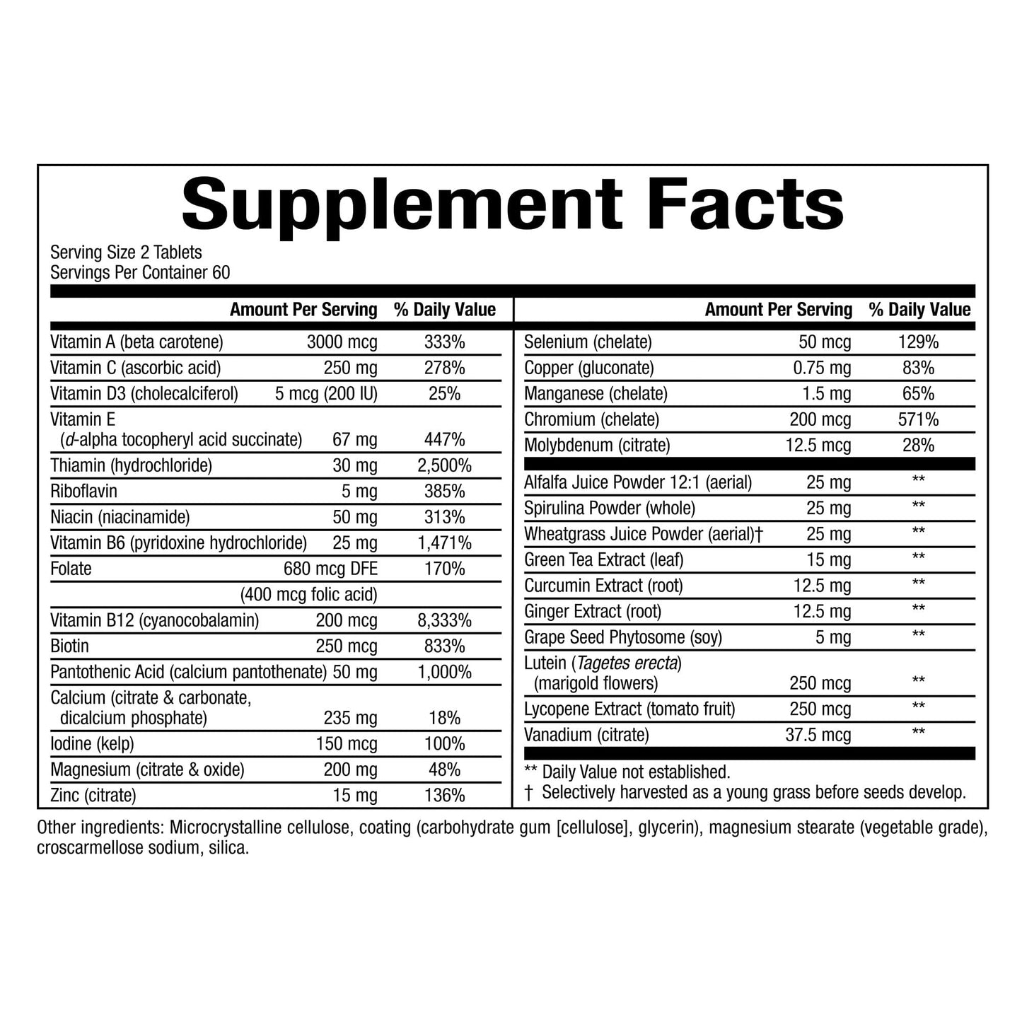 WellBetX Complete Multi by Natural Factors – Supports Healthy Carbohydrate Metabolism, 120 Tablets