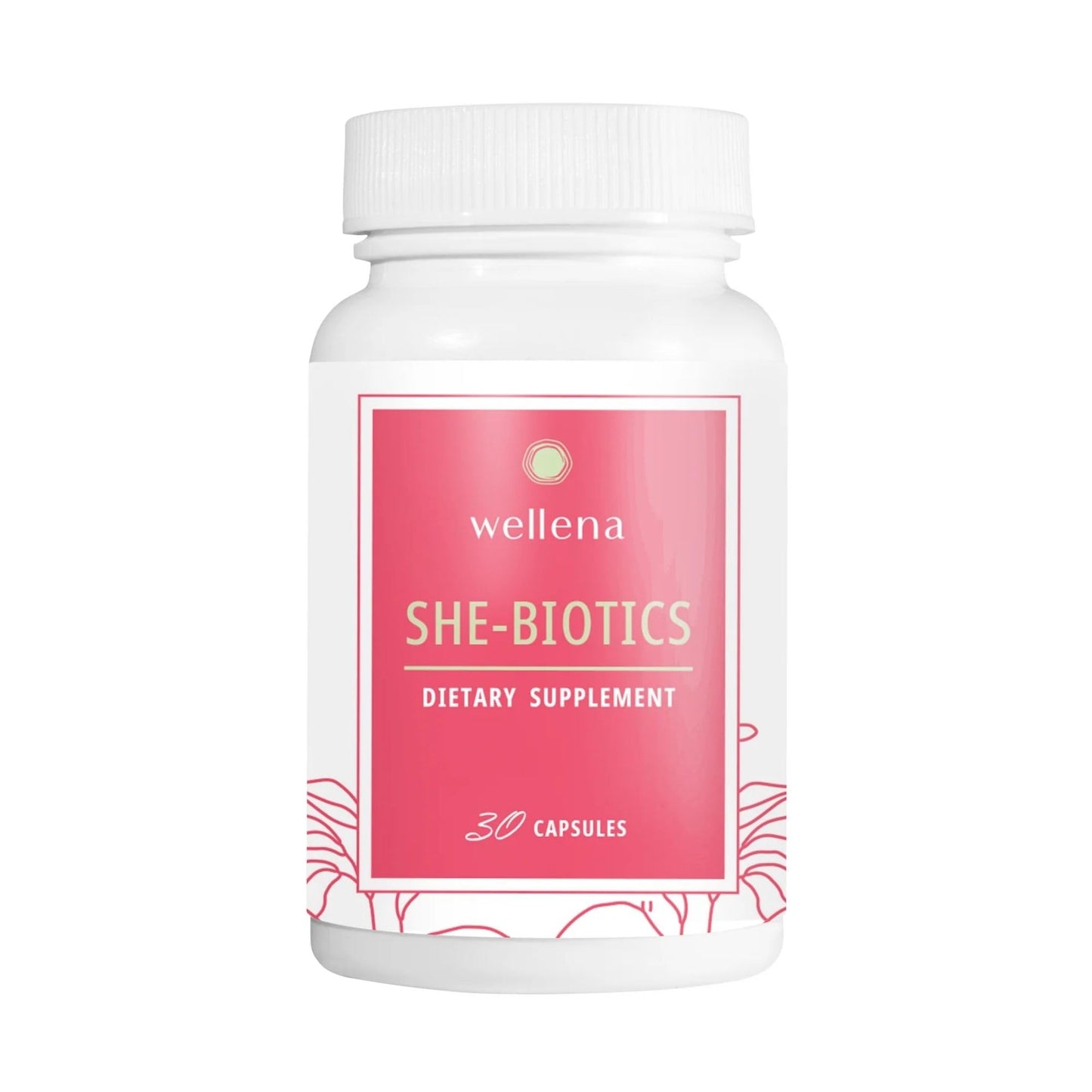 Wellena She-Biotics by Magdalena | 30 Capsules, 30 Servings