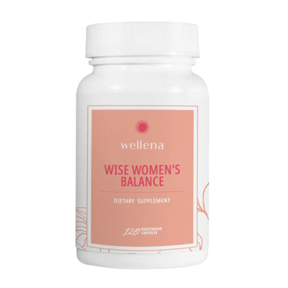 Wellena Wise Women’s Balance by Magdalena – Hormonal Balance for Peri- & Menopause | 120 Vegetarian Capsules, 60-Day Supply
