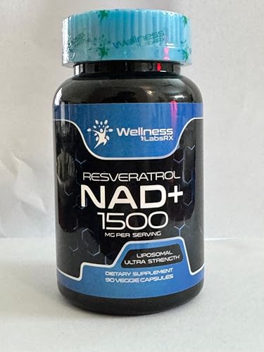 Wellness LabsRx Liposomal NAD+ Supplement 1500mg – USA Made, 3-Pack for NAD+ Support, Energy & Cellular Health