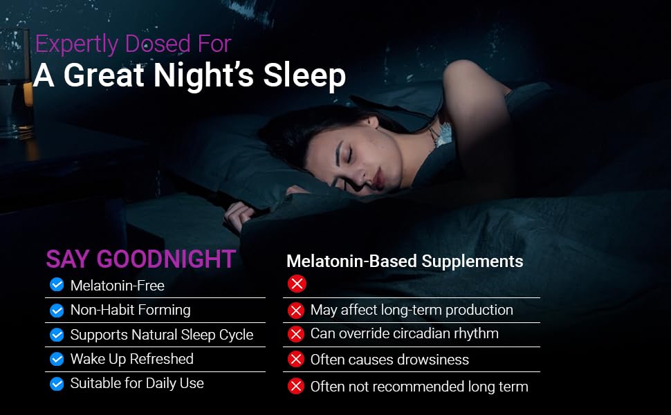 Wellness Primal Melatonin-Free Sleep Aid - 90 Vegan Capsules
