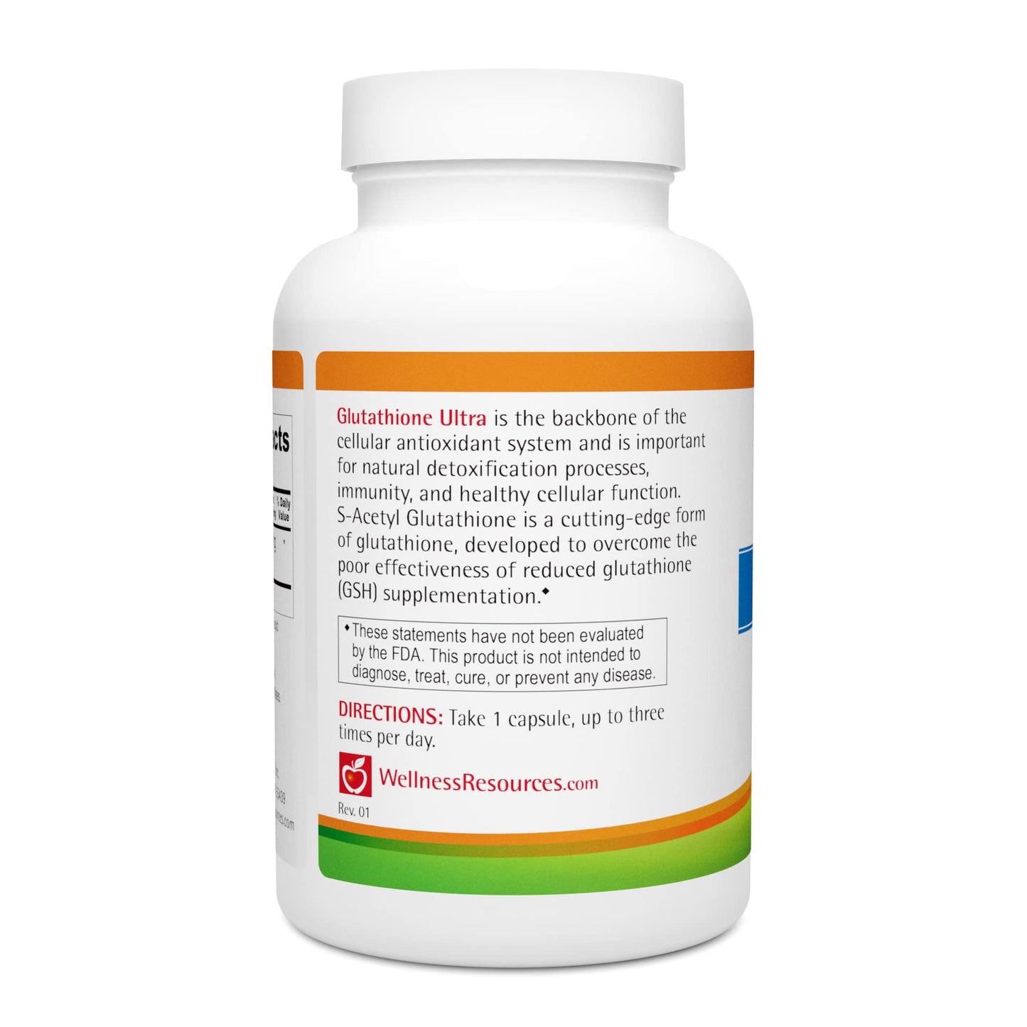 Wellness Resources Glutathione Ultra SAG 100 mg | Bioavailable Glutathione Supplement