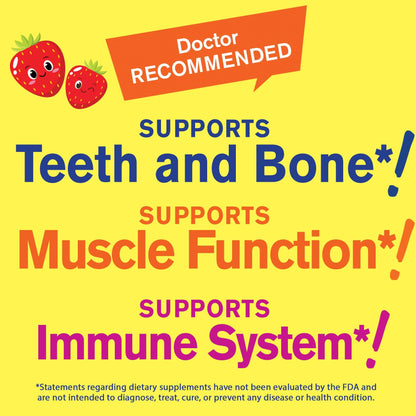 WellYeah Kids Vitamin D3 Gummies 1000 IU – Supports Bones & Immunity