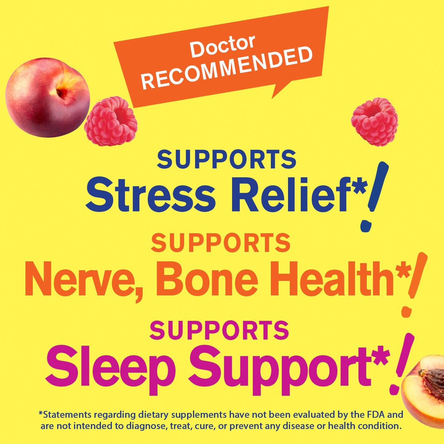 WellYeah Magnesium Citrate Gummies 250mg – Stress Relief & Sleep Support | Gluten-Free, Non-GMO | 90 Gummies