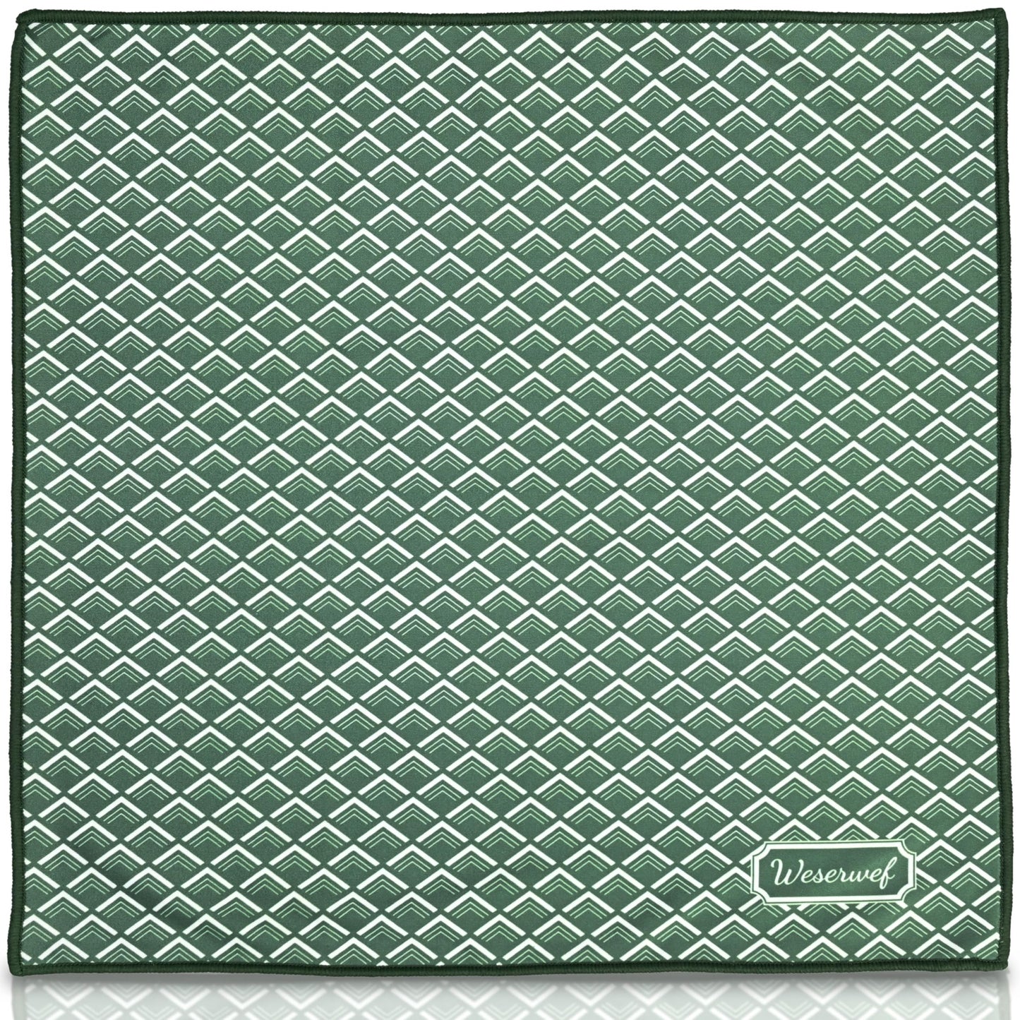 WESERWEF Microfiber Cleaning Cloth 12x12 in – Scratch-Free for Glasses & Screens (Wave)