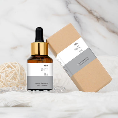 White Tea Fragrance Oil 30ml | MitFlor Premium Scented Oil for Soap, Candles & Diffusers