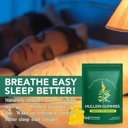 WHLH & Well-Being Mullein Leaf Gummies 2-Pack