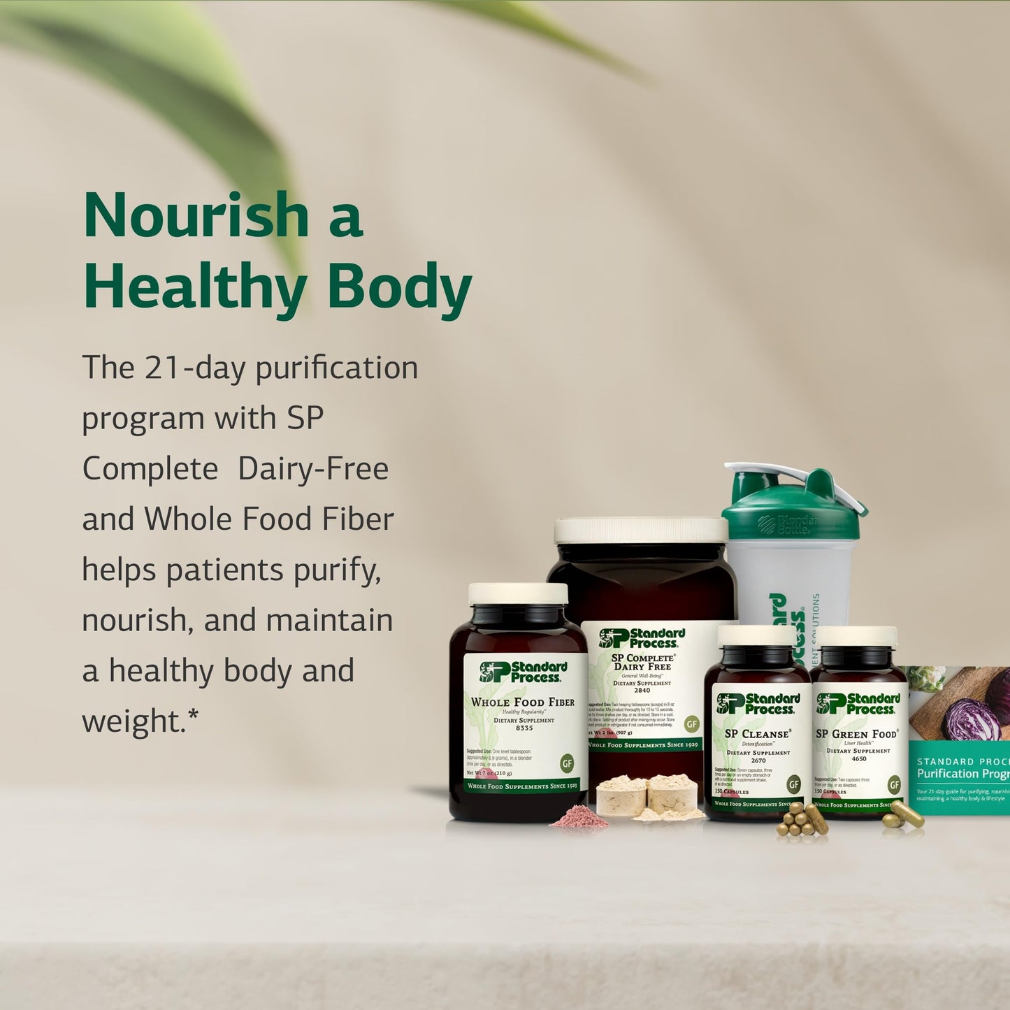Standard Process Purification Kit – 21-Day Detox with SP Complete Dairy Free & Whole Food Fiber