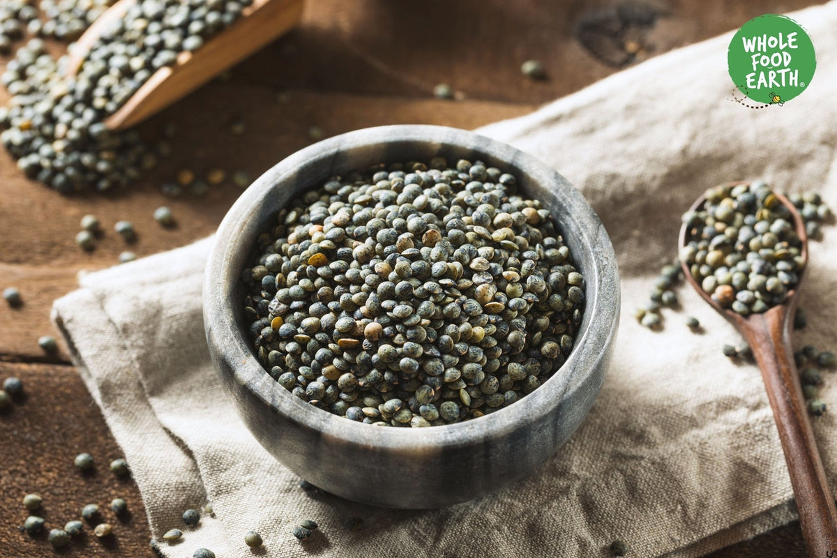 Dark Speckled Lentils
