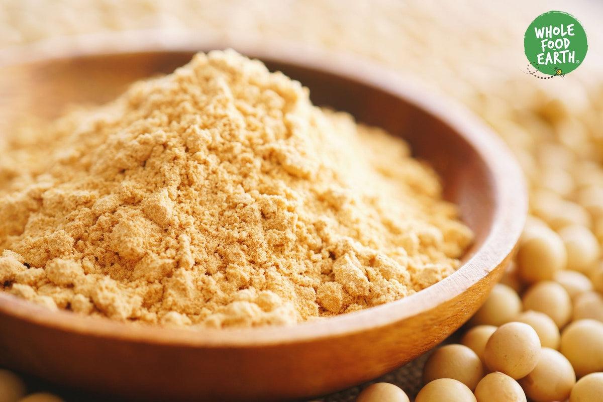 Organic Toasted Soya Flour