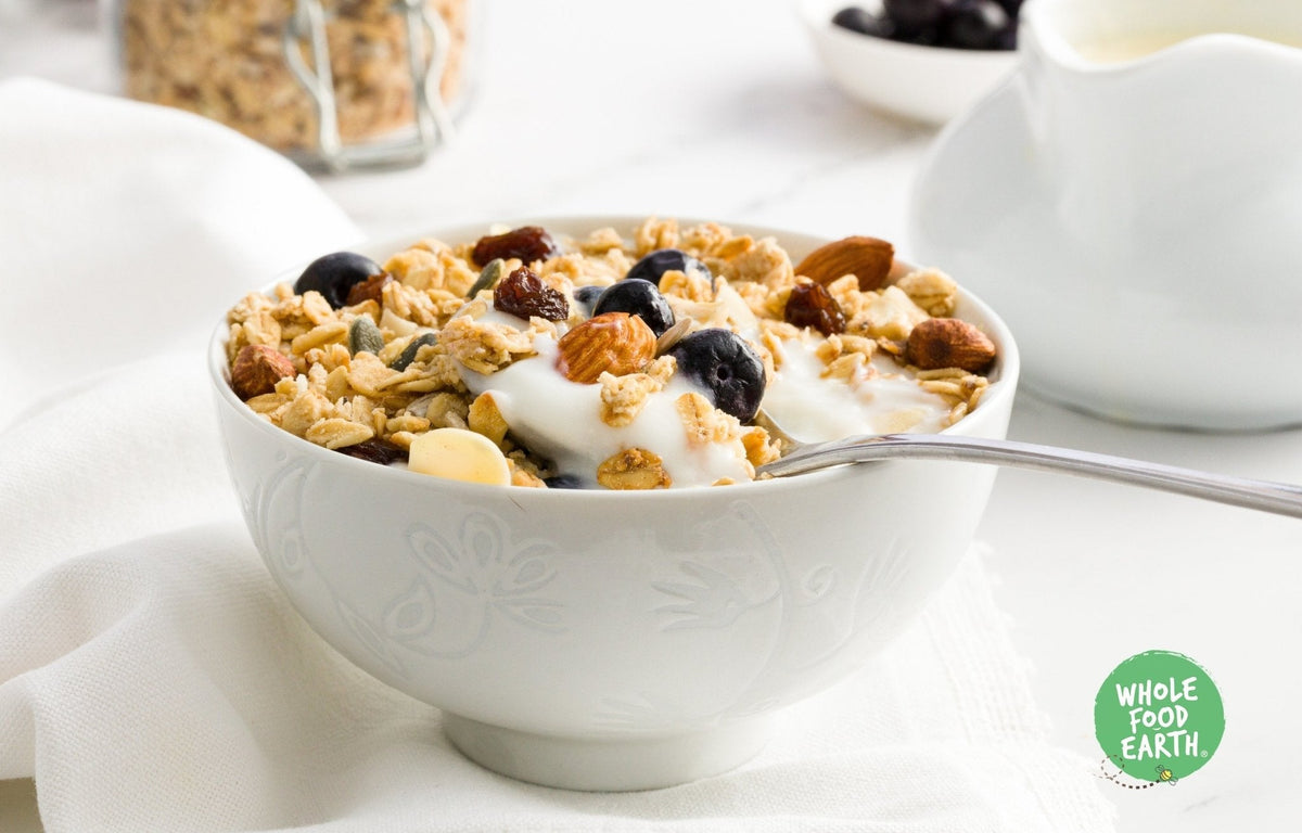 Premium Breakfast Muesli  A Blend of Flakes with Dried Fruit, Nuts & Seeds