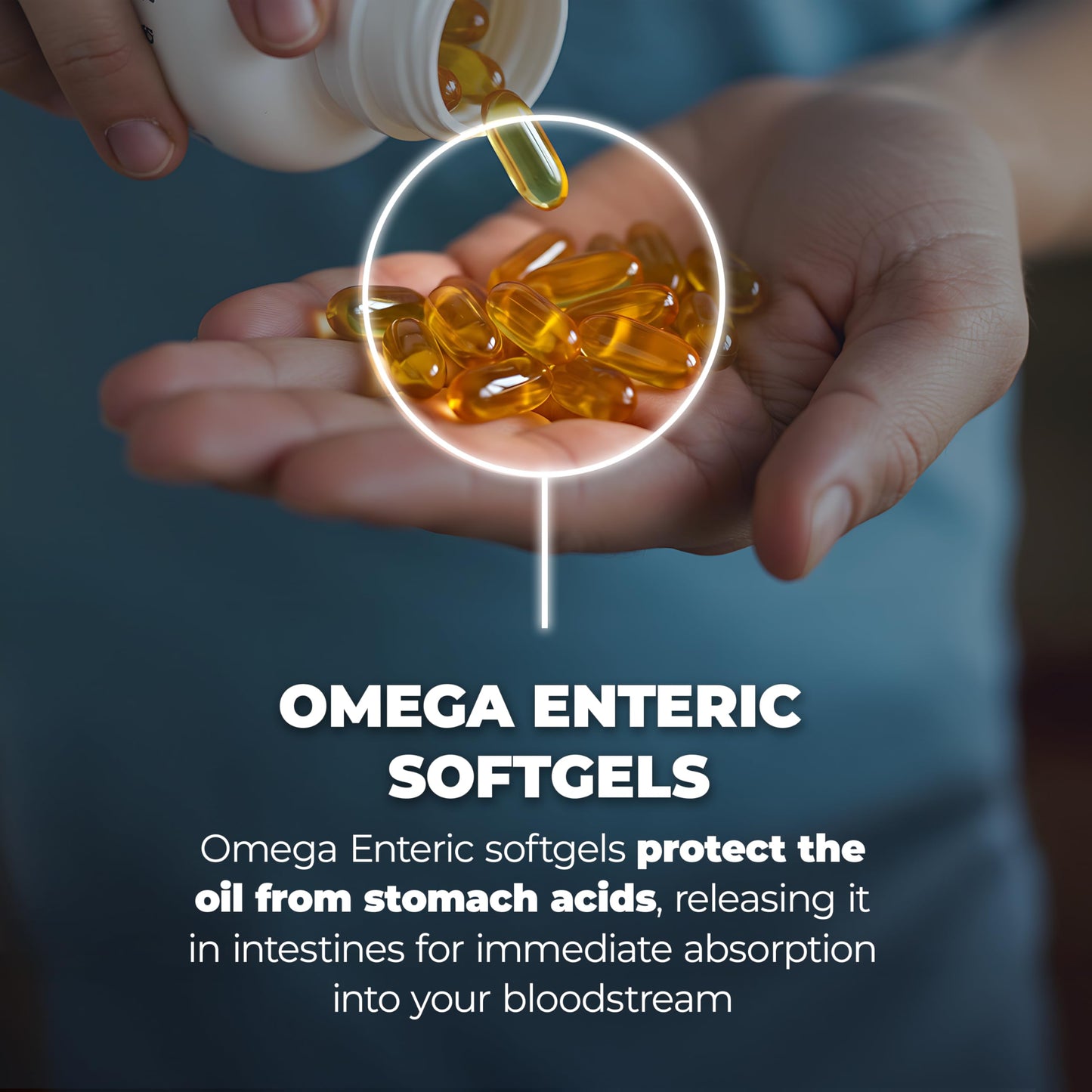 PUREHEALTH RESEARCH Complete Omega-3 Fish Oil Softgels – EPA/DHA, Non-GMO, 90 SoftGels