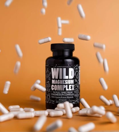 Wild Foods Magnesium Complex – 7 Forms for High Absorption | Pack of 3 (270 capsules)