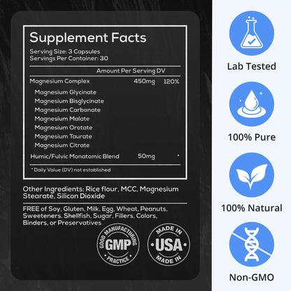 Wild Foods Magnesium Complex 7x Forms - 90 Capsules