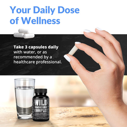 Wild Foods Magnesium Complex 7x Forms - 90 Capsules
