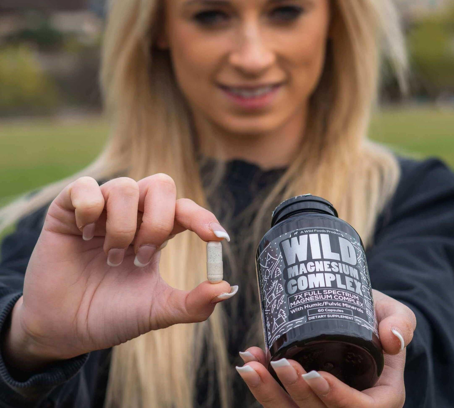 Wild Foods Magnesium Complex – 7 Forms for High Absorption | Pack of 3 (270 capsules)