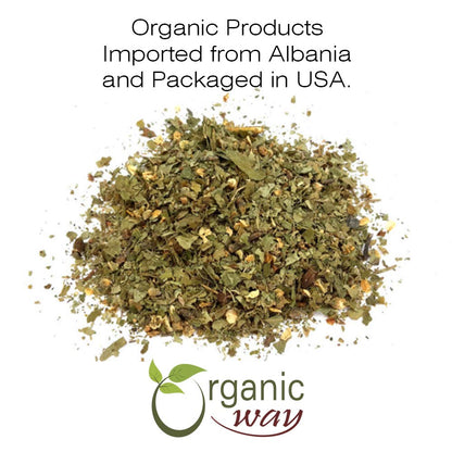 Organic Hawthorn Leaf & Flower Tea – Albanian Wild Harvest | Kosher & USDA