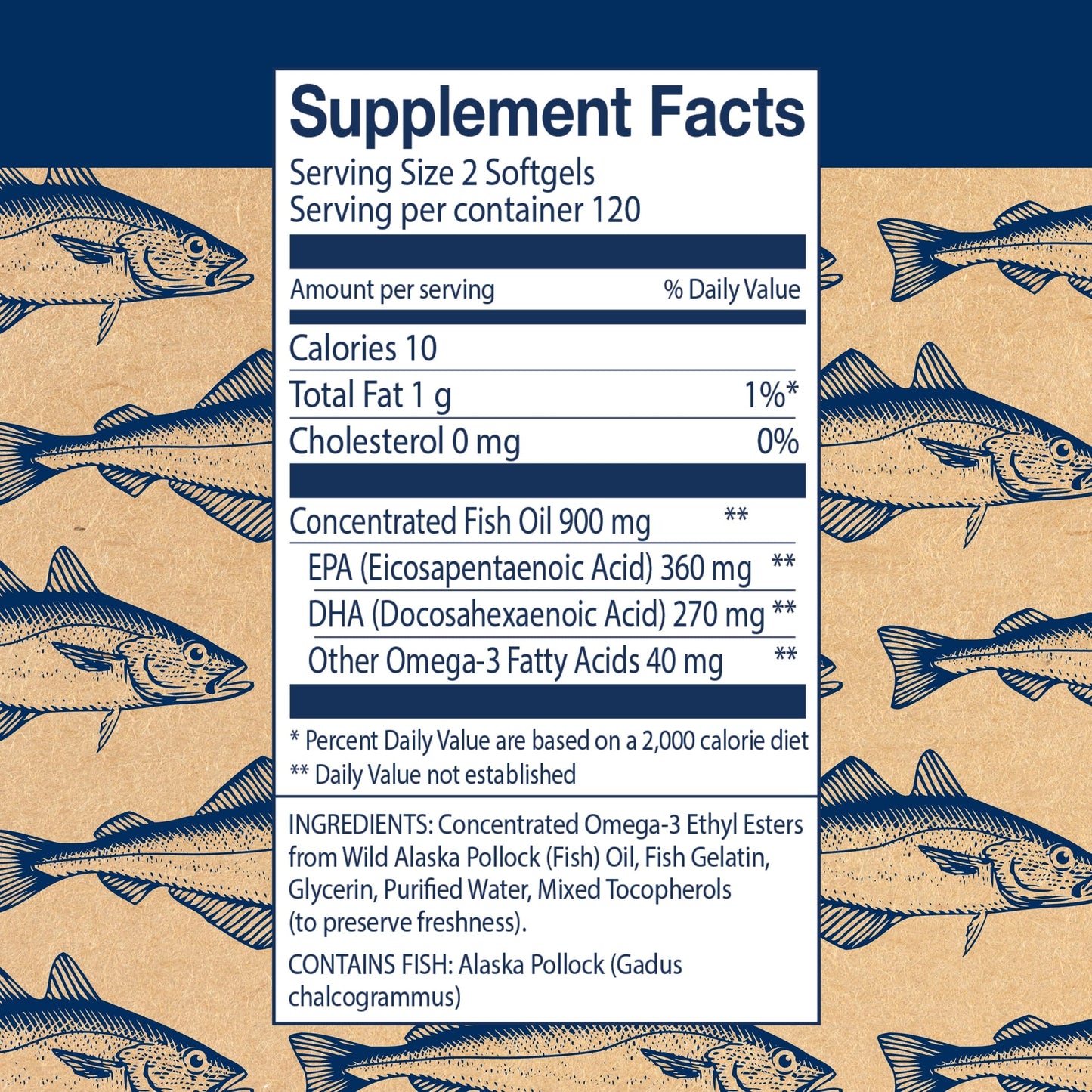 Wiley's Finest Easy Swallow Minis – Double-Strength Omega-3 630mg EPA/DHA