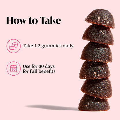 Winged Wellness Happy Her Mood Gummies - Vegan Mood Support for Women