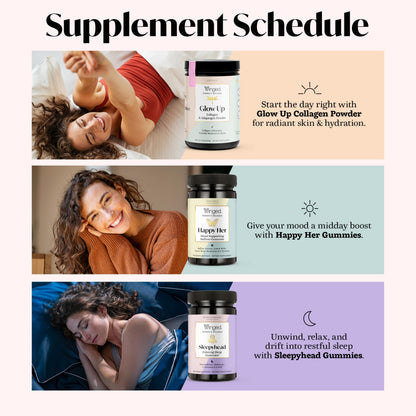 Winged Wellness Happy Her Mood Gummies - Vegan Mood Support for Women