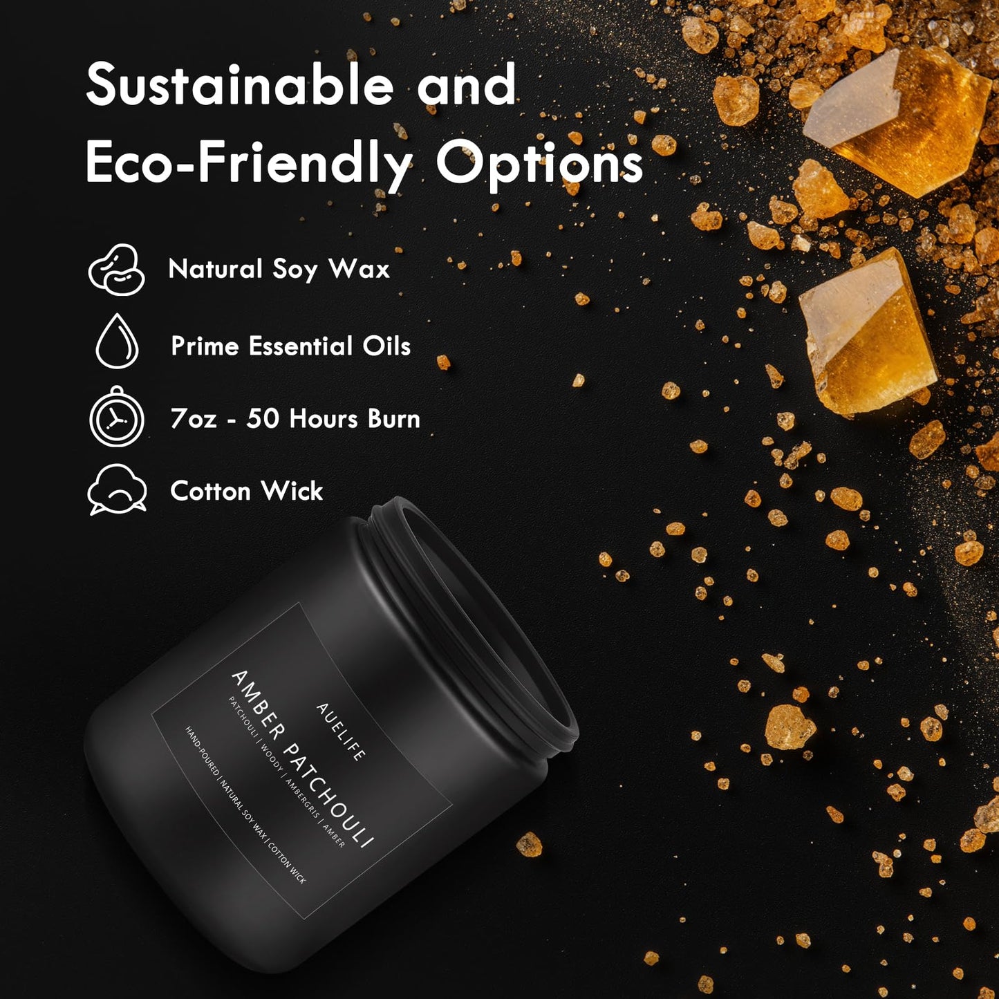 Winter Candle Gift Set for Men – 4 Pack Soy Candles (Cedar Oakmoss, Pine & Clove)