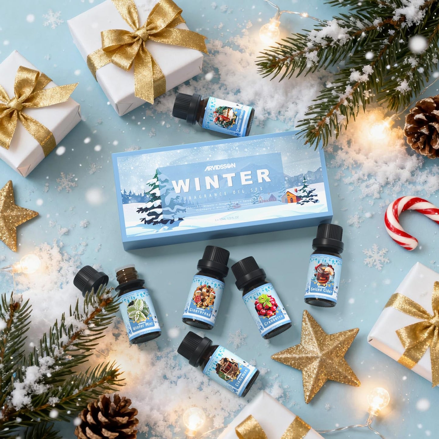 Winter Essential Oils Set | ARVIDSSON Holiday Diffuser Oils