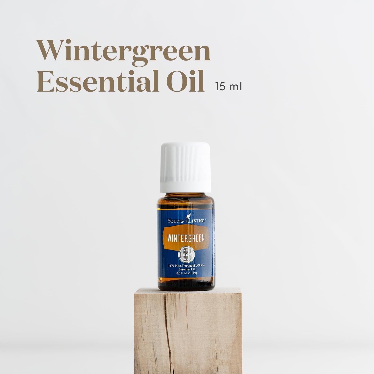 Wintergreen Pure Essential Oil 15ml – Young Living | Soothing Massage Oil | Minty Aroma