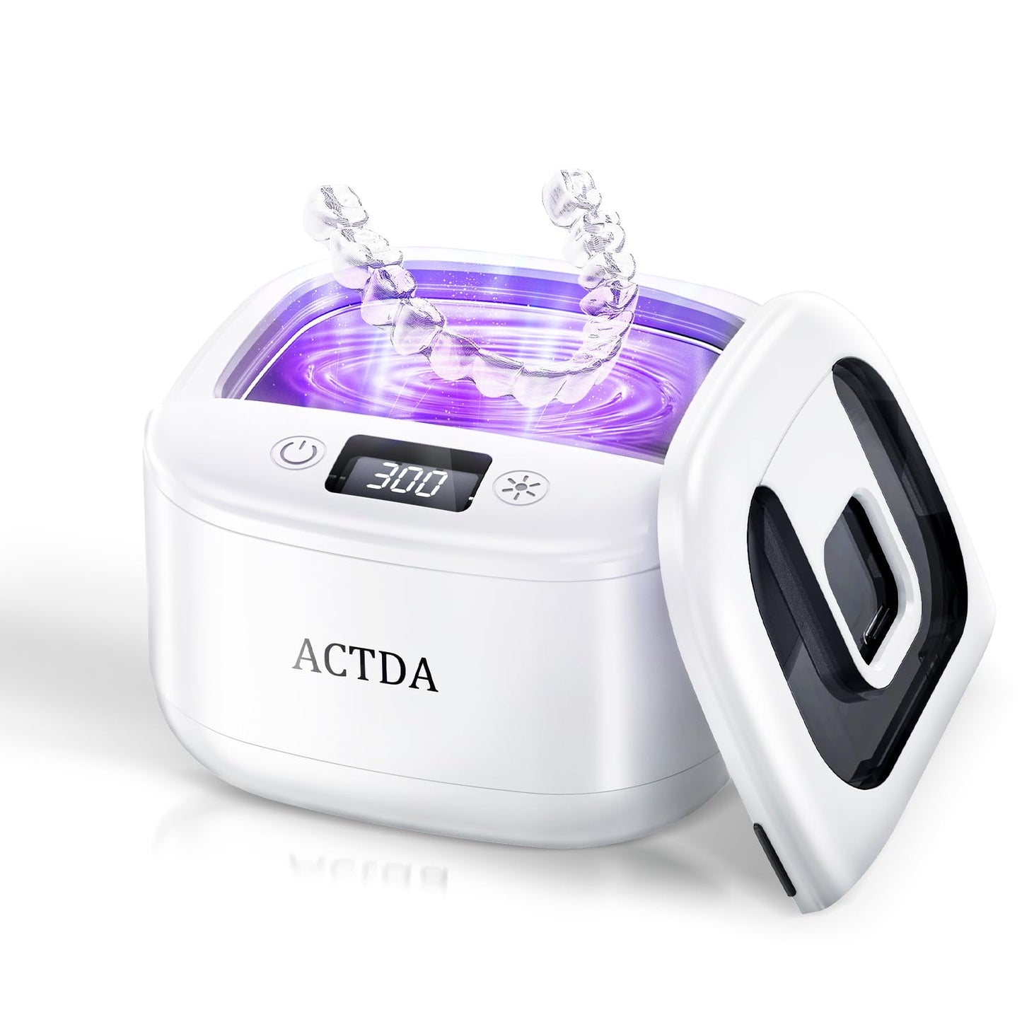 Wireless Ultrasonic Retainer Cleaner – Sonic Dental Cleaning Machine