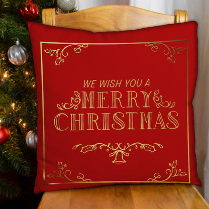 Wish You a Merry Xmas - Cushion - Two Sizes