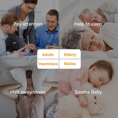 Wkzay White Noise Sound Machine — 30 Soothing Sounds, Sunrise Alarm Clock, Gentle Wake & Night Light