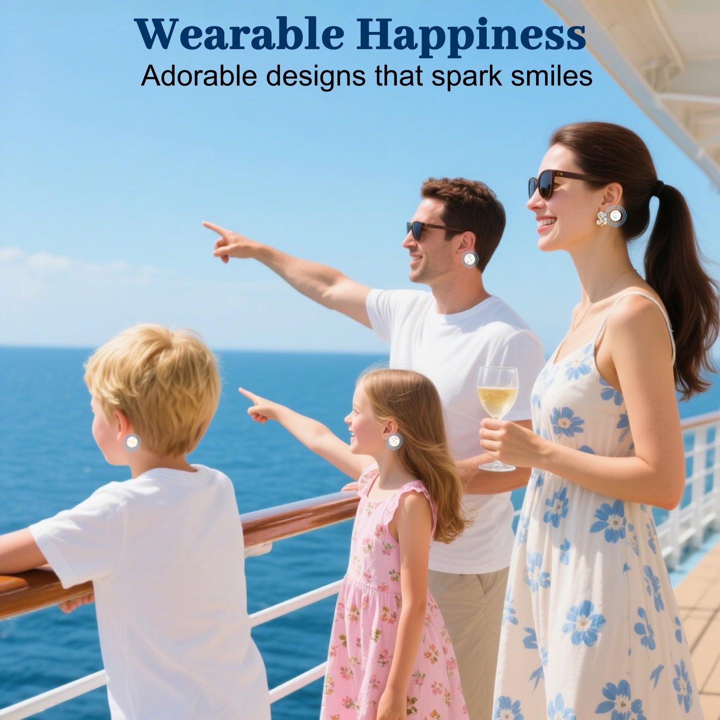 WLTHO 60ct Motion Sickness Patches - Non-Drowsy, Waterproof Behind Ear