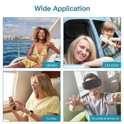 WLTHO 30ct Motion Sickness Patches — Non-Drowsy, Waterproof Behind-Ear, 72H Relief