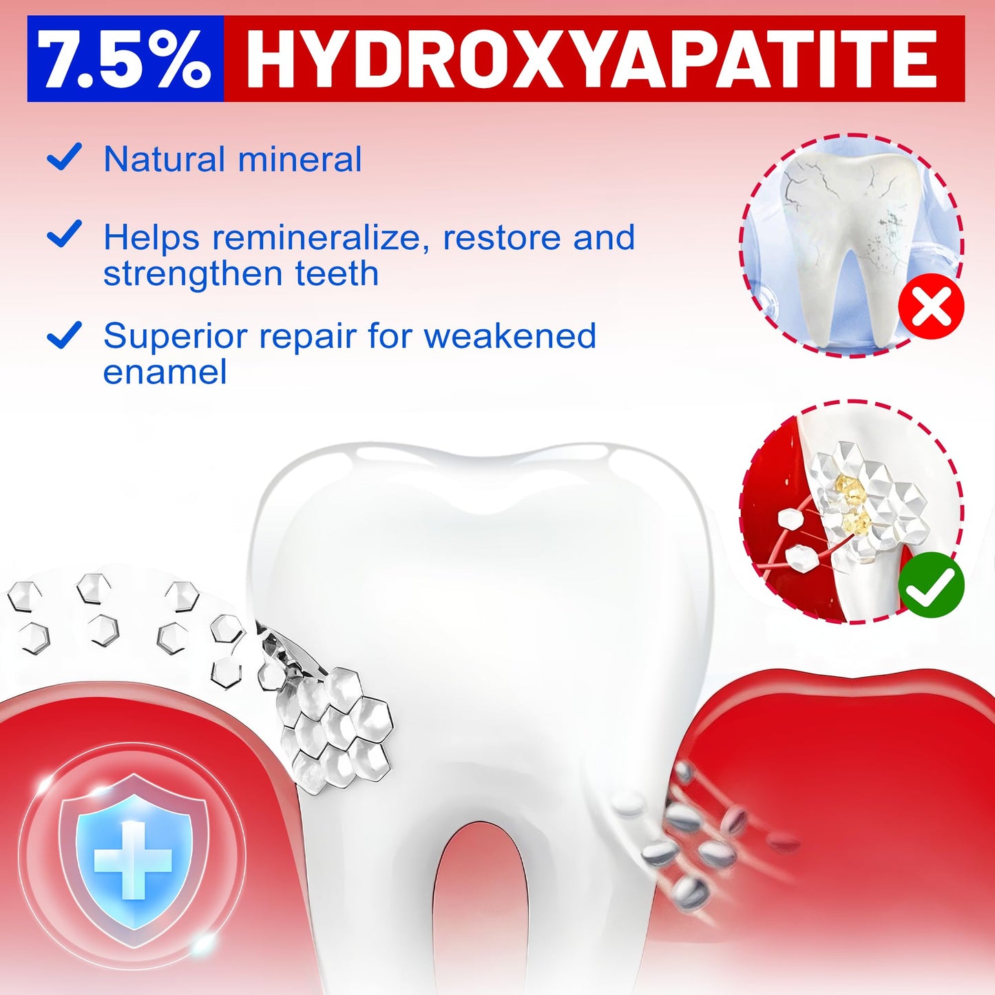 Woadee SP-6 Hydroxyapatite Toothpaste | Probiotic Whitening
