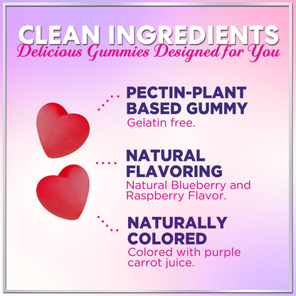 Hair Vitamins Gummies Biotin 5000 mcg – Hair Growth Support for Women