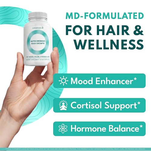 Superfood MD Women’s Balance Hair Growth – 2 Month Soy-Free Formula for 45+