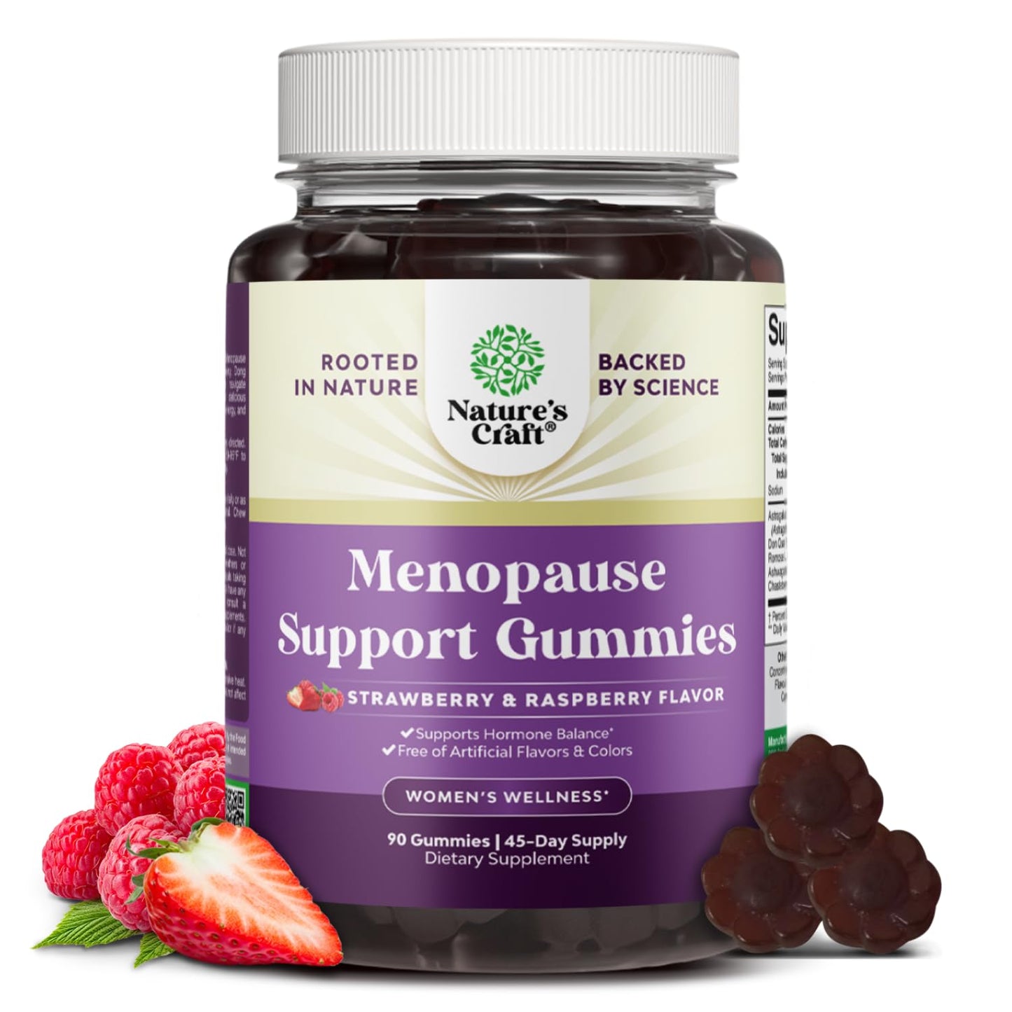Womens Menopause Gummies with Dong Quai & Ashwagandha | 90 Count
