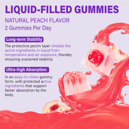 Womens Multivitamin Gummy 50 and Over - Chewable Multi Vitamin A, C, D3, E, K2 & B Complex, Folate, Biotin, Calcium, Magnesium - Support Energy, Immune & Over-All Health