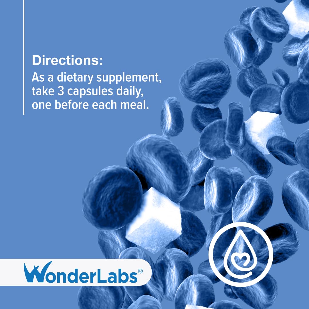 Wonder Laboratories Berberine HCL 1500mg with Cinnamon, Chromium & BioPerine – Immune, Glucose & Heart Health, Gluten & GMO Free | 120 Capsules