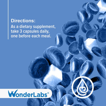 Wonder Laboratories Berberine HCL 1500mg with Cinnamon, Chromium & BioPerine – Immune, Glucose & Heart Health, Gluten & GMO Free | 120 Capsules