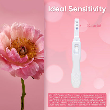 Wondfo Early Result Pregnancy Test Sticks - 2 Pack (6 Days Early) | Home Use