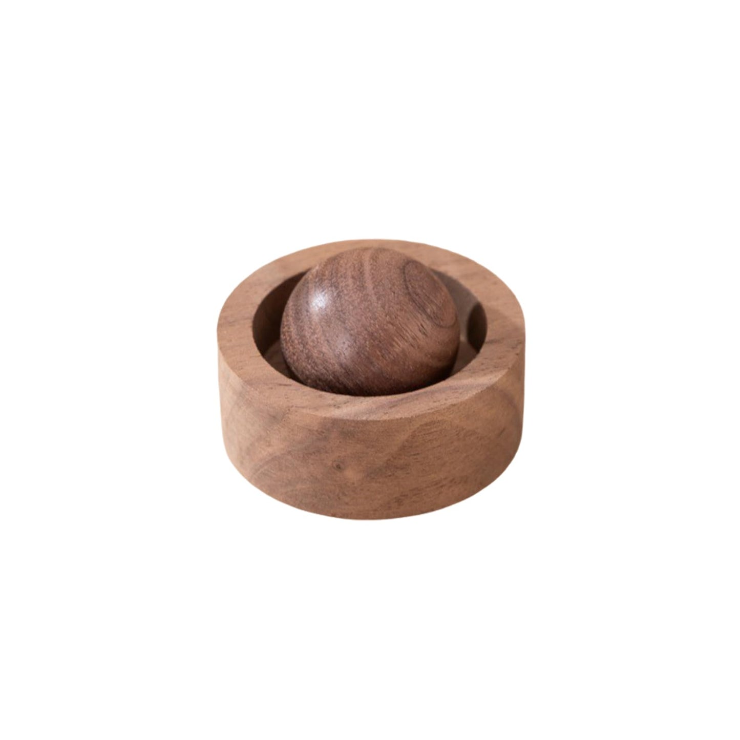 Wooden Essential Oil Diffuser – Round Ball Aromatherapy Diffuser, Walnut & Beech, Office, Car, Yoga
