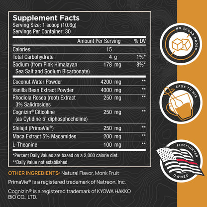 WorkEpic Performance Coffee Supplement – Endurance, Focus & Hydration