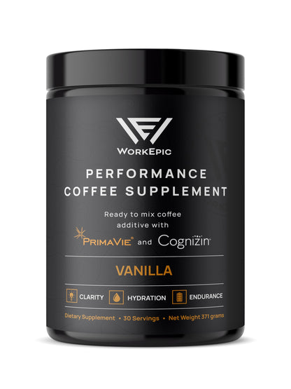 WorkEpic Performance Coffee Supplement – Endurance, Focus & Hydration