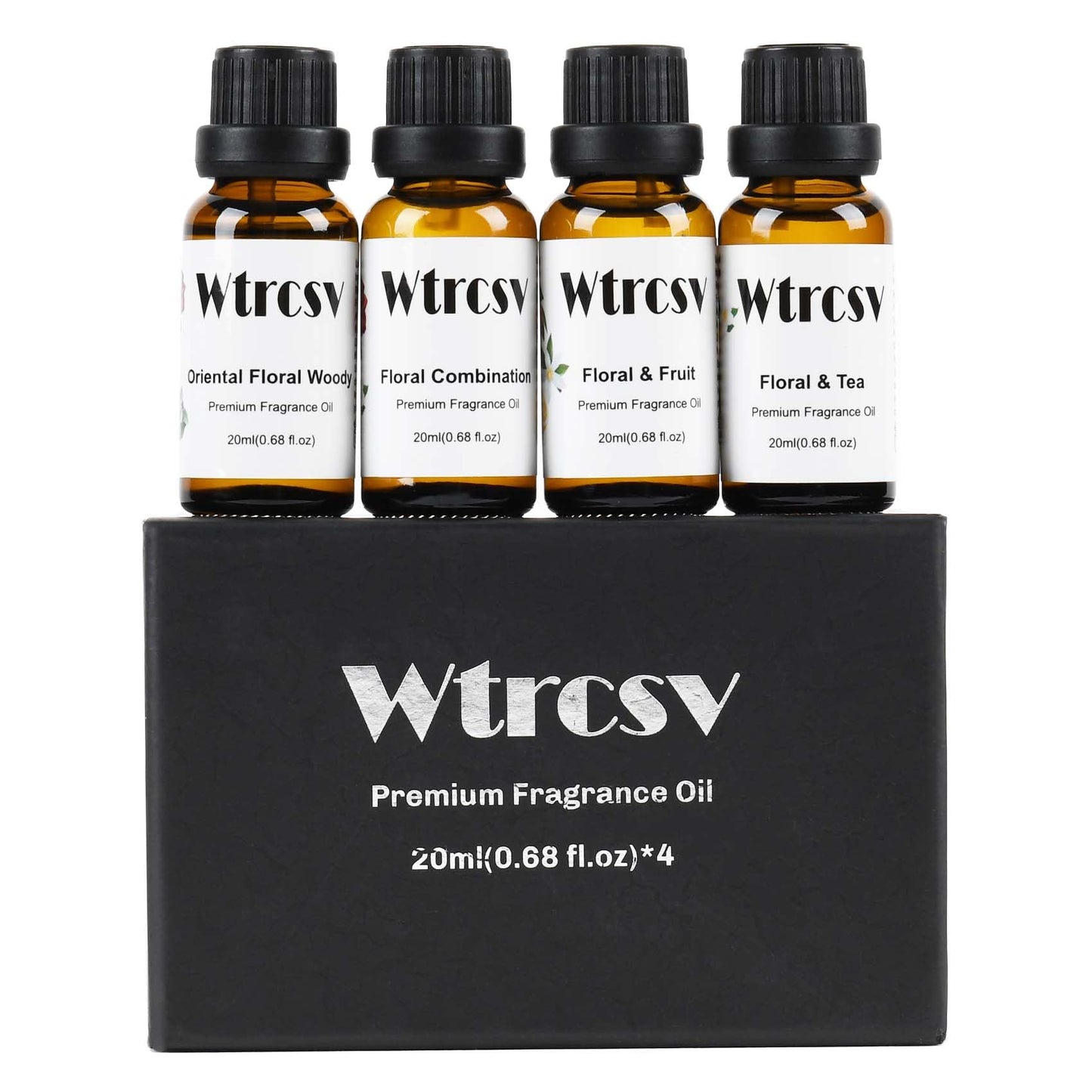 Wtrcsv Hotel Fragrance Oils Gift Set 4x20ml – Aromatherapy & DIY Scents
