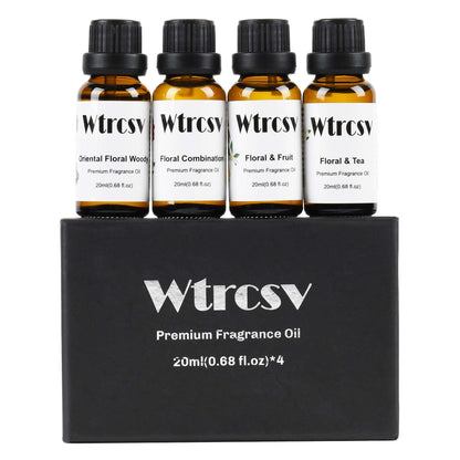 Wtrcsv Hotel Fragrance Oils Gift Set 4x20ml – Aromatherapy & DIY Scents