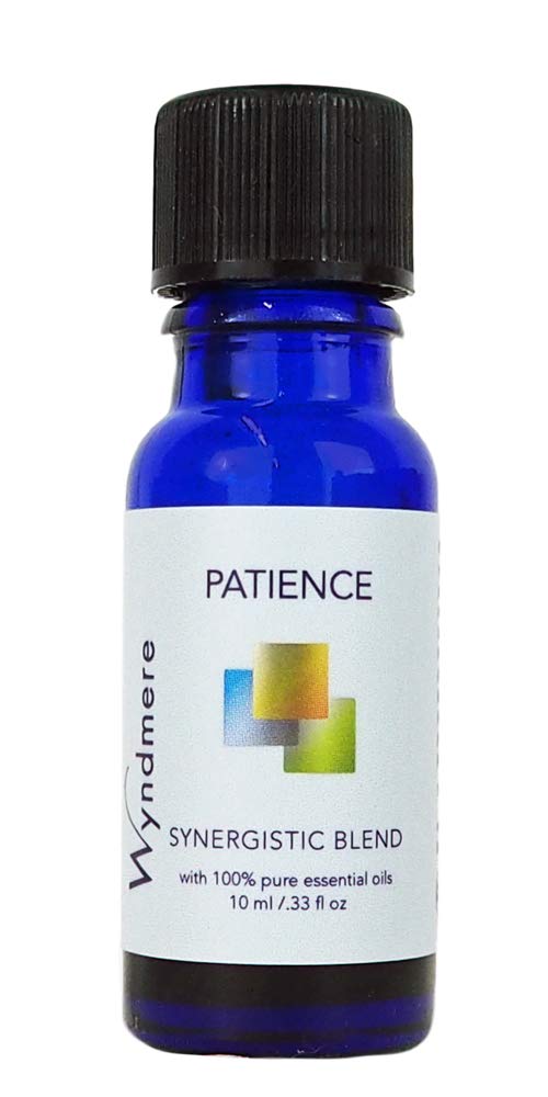 Wyndmere Naturals Essential Oil Patience – Calming Blend for Focus and Relaxation, 0.34 oz
