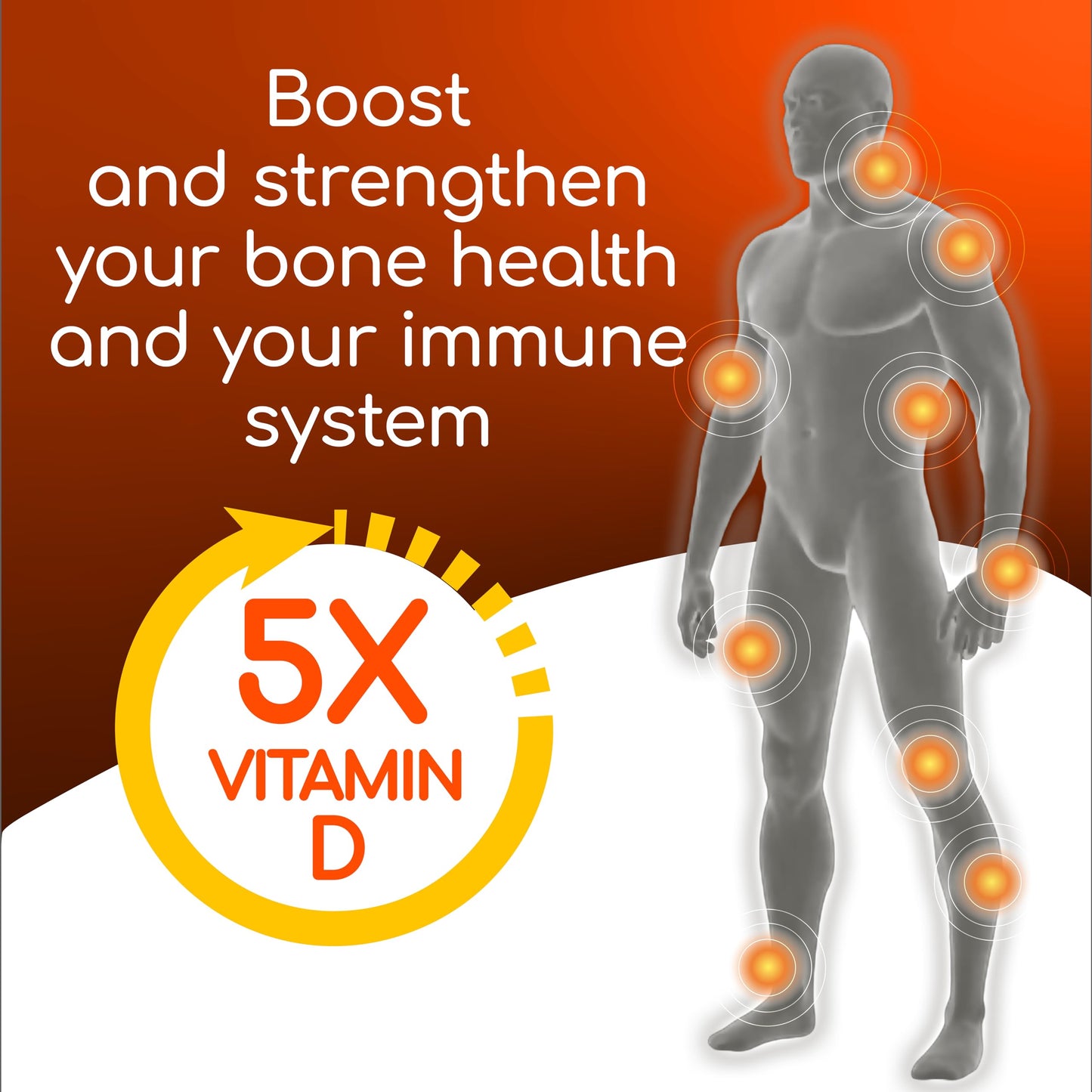 X Ray Dol Triple Action Joint Support – Glucosamine 1500mg, Chondroitin 800mg, MSM 750mg, Vitamin D 2000IU – 60 Tablets